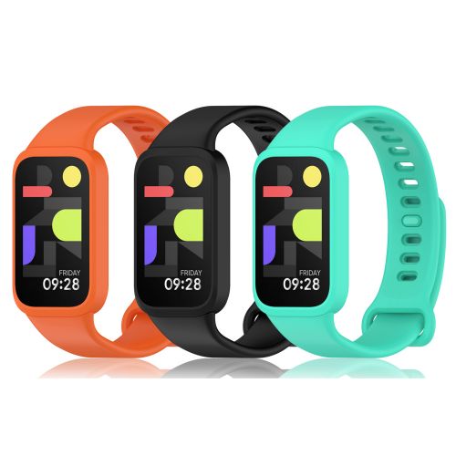 Silicone Sport Watch Strap for Redmi Band 3 for Xiaomi Band 9 Active Watch Band （GJB-1061）