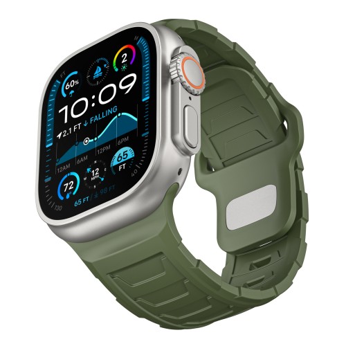Trail Sport Silicone Band for Apple Watch Outdoor Adventure Strap（GJB-1486）