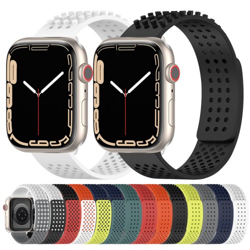 Breathable Silicone Band with Raised Dots for Apple Watch（GJB-1459）