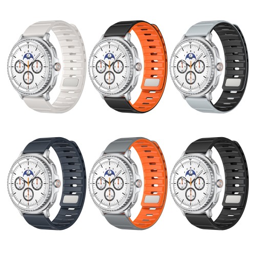 Magnetic Silicone Sport Band for Samsung Galaxy Watch 8 Classic（GJB-1480）
