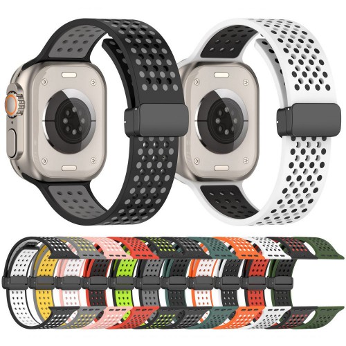 Dual Color Magnetic Sport Silicone Watch Band for Apple Watch: Style Meets Functionality