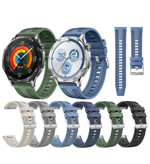 Quick Release Woven Silicone Watch Band for Huawei Watch GT5: Stylish, Comfortable, and Practical